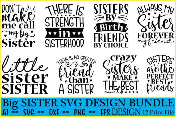 Big Sister SVG Design Bundle Review