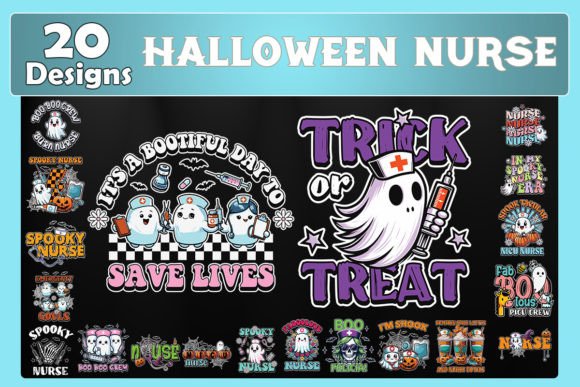 Halloween Nurse SVG Bundle: Graphics and Crafts for Seasonal Sellers