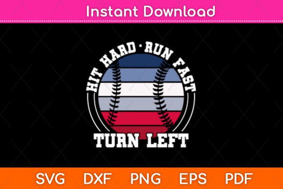 Hit Hard Run Fast Turn Left Funny Svg Graphics