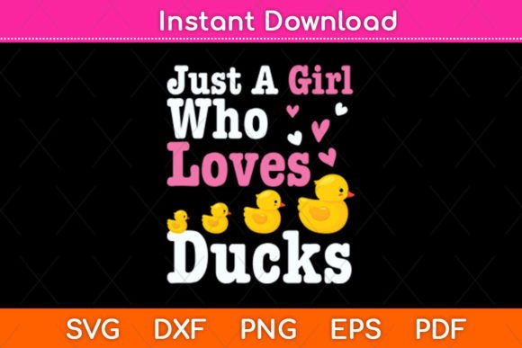 Just a Girl Who Loves Ducks Lover Funny Graphics and Crafts Review