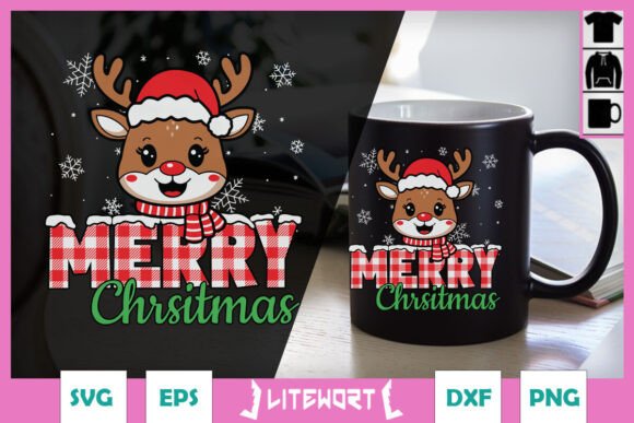 Merry Christmas Reindeer Funny SVG Graphics and Crafts Review
