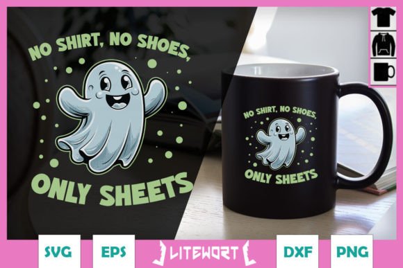 No Shirt No Shoes Only Sheets Funny SVG Graphics and Crafts