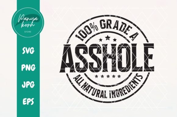 Review: 100 Grade a Asshole Graphics for Crafts