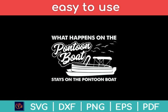 What Happens on the Pontoon Boat Graphics for Crafts
