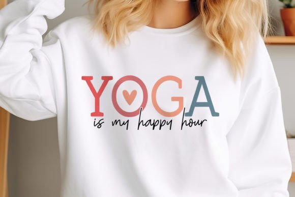 Yoga SVG Design,Yoga is My Happy Graphics